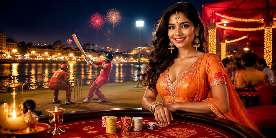 A game of Teen Patti cards in action
